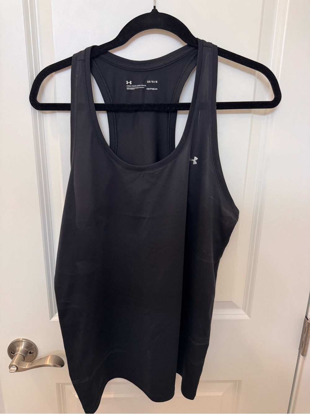 LG Black Racerback Athletic Tank Top